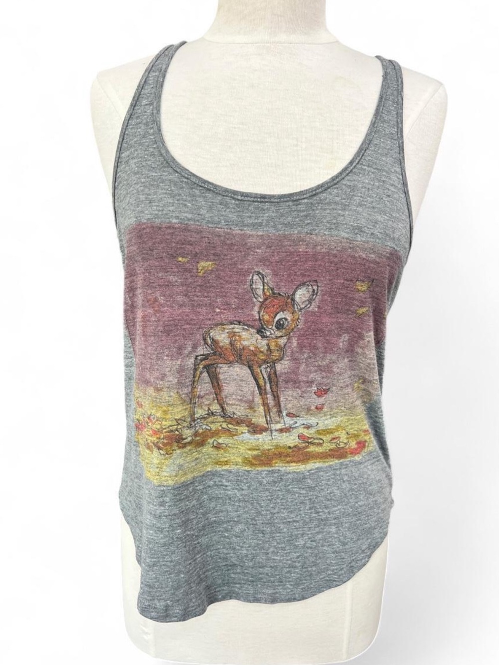 Vintage style Disney by
Patterson J Kincaid Bambi Tank
Size Small